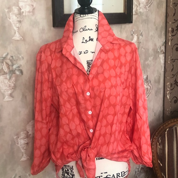 SUMMERS ULTIMATE BUTTON FRONT  TOP NWT - Picture 2 of 5